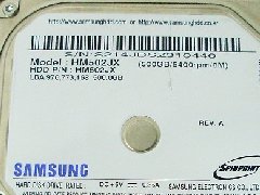 三星移动硬盘开盘数据恢复 SAMSUNG HM502JX